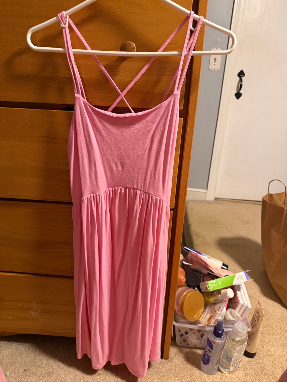 Old Navy Pink Strappy Sundress
